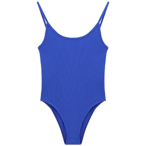 Open Back Sleeveless Bodysuit