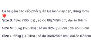 B36 S - Bà Ba Gấm Hoa Cao Cấp