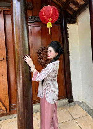 L15 Lam Áo Gấm Quần Lụa