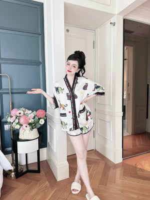 PJ13 2pcs/ Set Top and Shorts