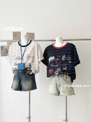 Characters Tee Tshirt with Charm