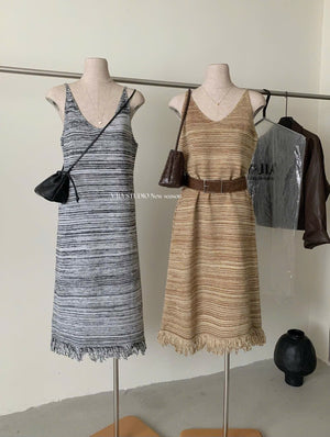 Knit Dress with Jacket