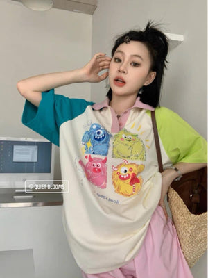 Polo Monster Đính Đá