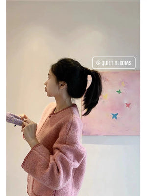 Dusty Pink Cardigan Jacket