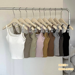 Paded Sleeveless Summer Top