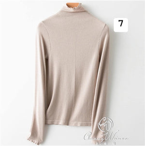 Warm Crew Neck Long-Sleeve Top
