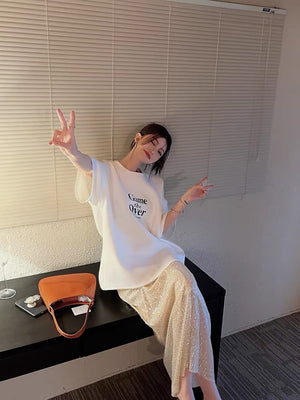 Outfits - Tshirt and Bling Bling Skirt