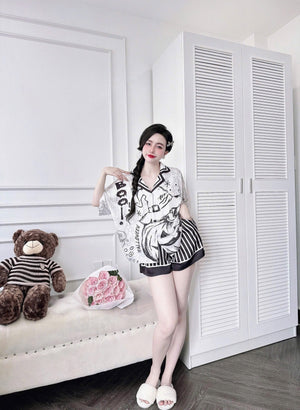 Halloween BOO! Short Pajamas Set