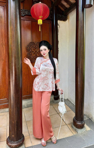 L13 Lam Áo Gấm Quần Lụa