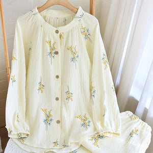 Light Yellow Pajamas Sleepwear #43
