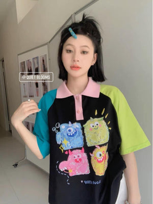 Polo Monster Đính Đá