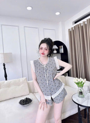 (90-120 lbs) Sleevelessed Kate Pajama Set