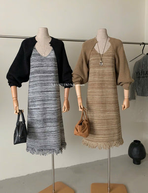 Knit Dress with Jacket