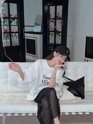 Outfits - Tshirt and Bling Bling Skirt