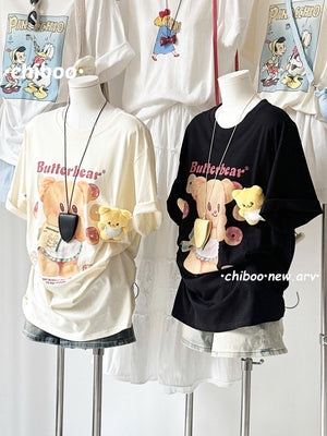 Butterbear Tee Tshirt with Charms