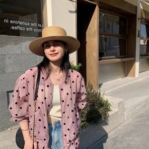 Sheer Mesh Summer Jacket in Pink