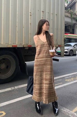 Knit Dress with Jacket