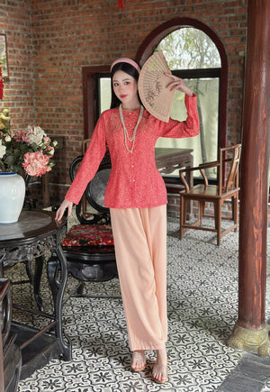 B28 L - Bà Ba Gấm Hoa Cao Cấp