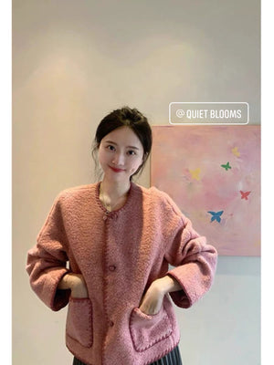 Dusty Pink Cardigan Jacket