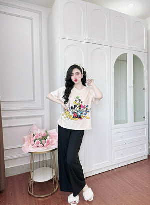 PJ15 2pcs/ Set Thun Tăm Hoạ Tiết Dễ Thương Pajama