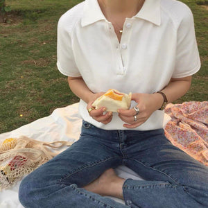 Polo Short Sleeved T-shirt Top