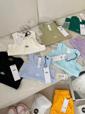 Sporty Crop Top Yoga Tennis Goft Pickleball