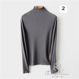 Warm Crew Neck Long-Sleeve Top