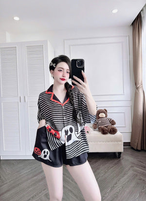 Halloween Trick or Treat Short Pajamas Set