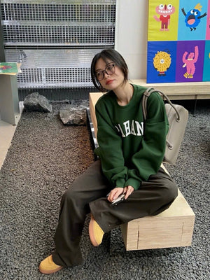 Paban Dark Green Sweatshirt