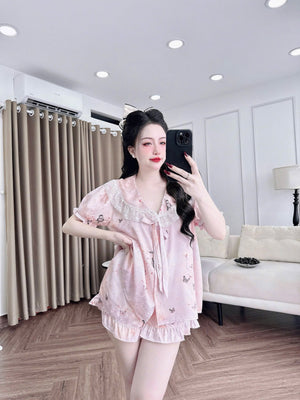 (90-120 lbs) Cute Short Pajama Set PJ504