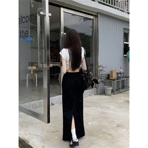Cool Long Skirt - Black