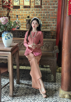 B29 SML - Bà Ba Gấm Hoa Cao Cấp