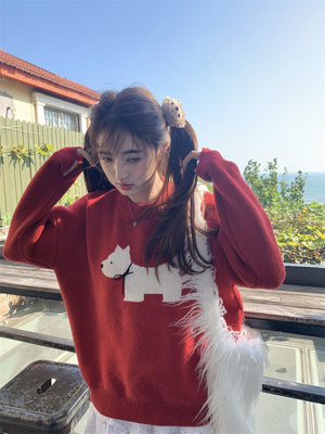 Avalon Grey Doggie Sweater