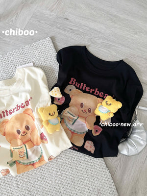 Butterbear Tee Tshirt with Charms