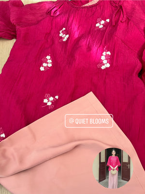 P01 - Pháp Phục Lam Voan Tơ Thêu Cao Cấp