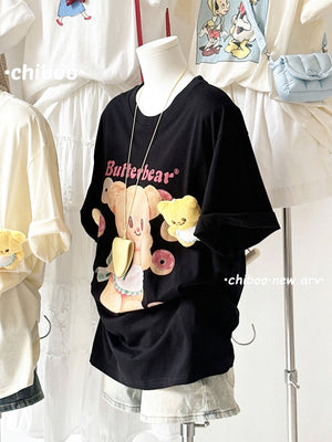 Butterbear Tee Tshirt with Charms