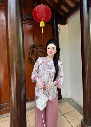 L15 Lam Áo Gấm Quần Lụa