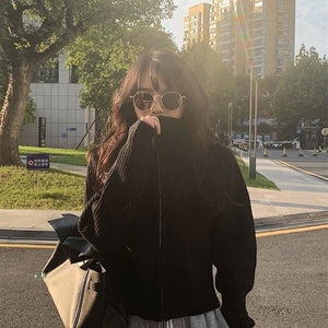 Turtleneck Sweater in Black