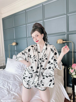 PJ11 2pcs/ Set Sleeveless Top and Shorts