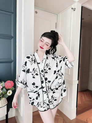 PJ11 2pcs/ Set Sleeveless Top and Shorts