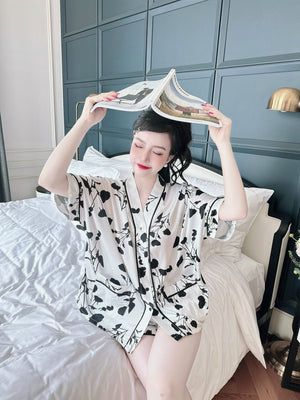 PJ11 2pcs/ Set Sleeveless Top and Shorts