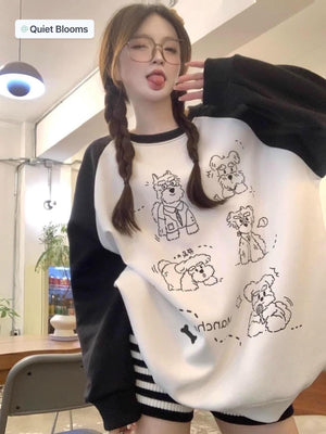 Doggies Printed Crewneck Sweatshirt