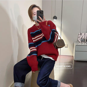 Red Striped Sweater