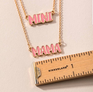 SET of 2 pc - Mami and Mini Necklaces