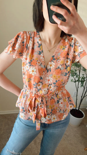Edina Floral Blouse
