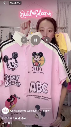 N15 Tee Top in Shirt Style in Yellow