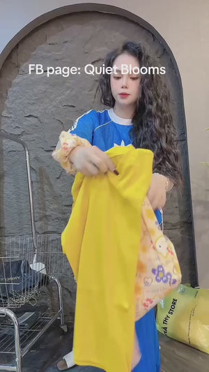 Cotton Crop Tee Top and Cute Pants Set