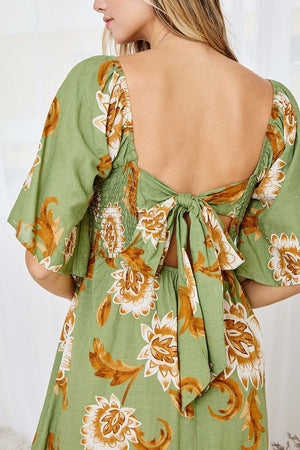 Olivia Ocean Sage Dress