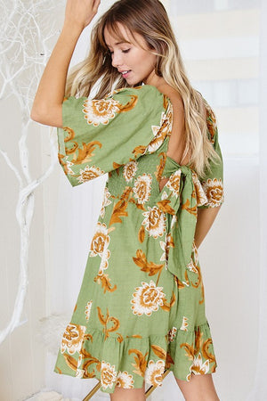 Olivia Ocean Sage Dress