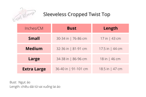 Twist Crop Top - Pink